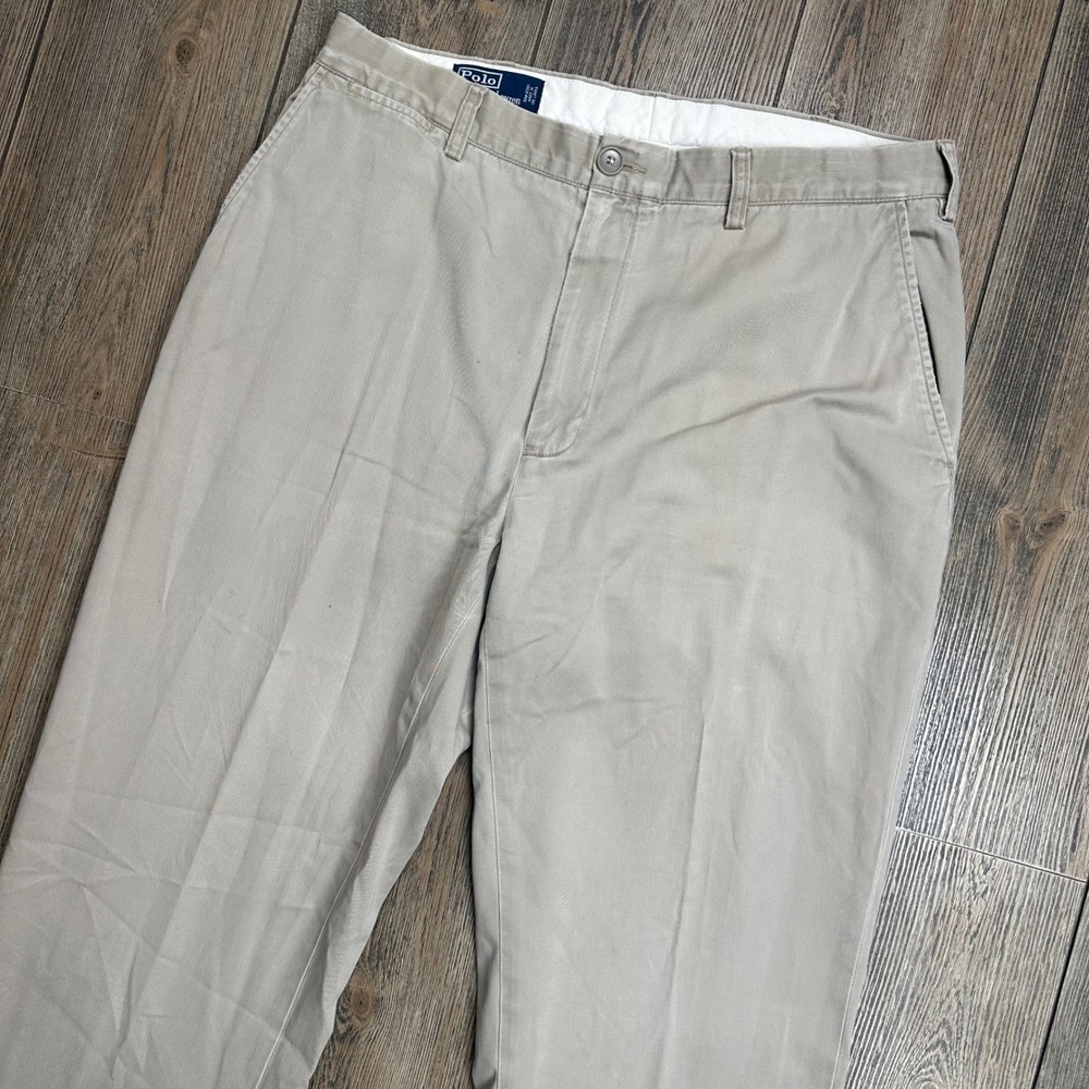 Polo Ralph Lauren Prospect Pant Mens 36T Tan Khaki Chino Straight Leg 36x36